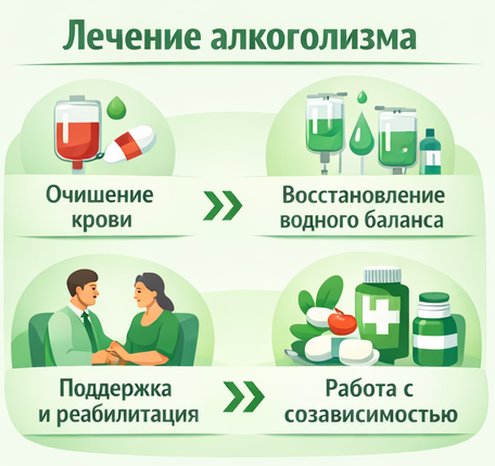лечение алкоголизма в Петрозаводске этапы